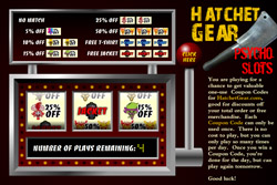 Psycho Slots - Promotional Online Game